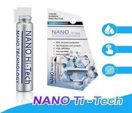 2022 1 ml Liquid Nano Hitech Screen Protector 3D CURVED Edge anti-grath Guard Mobile Full Body pour iPhone X Samsung S99403392