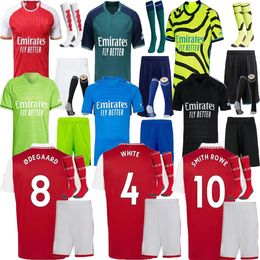 Kit para adultos Set 23 24 SAKA SMITH ROWE camisetas de fútbol hogar lejos 3.o GK MARTINELLI 2023 2024 camiseta de fútbol ODEGAARD Nketiah G.JESUS ZINCHENKO SALIBA RICE HAVERTZ J.TIMBER