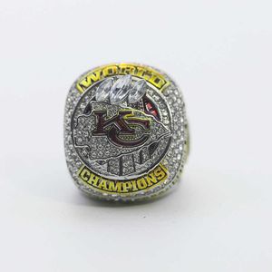 2022-2023 57e Super Bowl Kansas Chieftain Champion Ring No. 15 Mahomes Mvp Ring