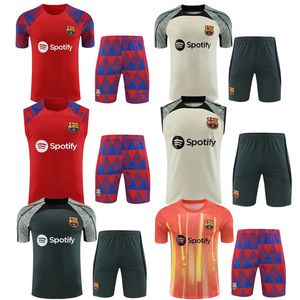 2023 2024 Barcelona heren trainingspakken voetbalshirt trainingspak vest korte mouw shorts set 23 24 barcelona heren voetbalpoloshirt trainingspak jerseys sets