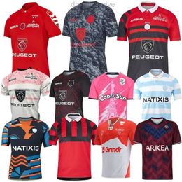 2022 2023 BiariRitz Racing 92 Rugby Jersey Maillot 22 23 Stade Francais Paris Union Toulouser Bordeaux Begles Home Away Away Perpignan Ernest Wallon Wallon Warm Up Shirt Size S-5XL S-5XL S-5XL