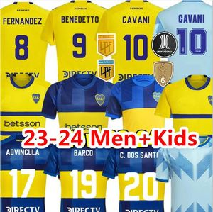 2023 2024 Boca Juniors voetbalshirts BARCO CAVANI ADVINCULA Heren kinderen camisa de futebol 23 24 voetbalshirt TEVEZ CARLITOS MARCOS ROJO VAZQUEZ BENEDETTO