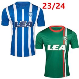 2023 2024 Deportivo Alaves voetbalshirt 23 24 Camiseta de futbol LEJEUNE DUARTE ABQAR RIOJA SYLLA DE LA FUENTE ALKAIN GURIDI mannen voetbalshirt