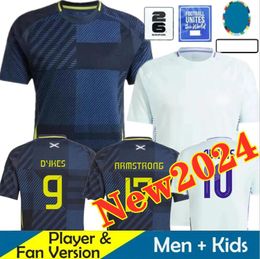 2024 Nieuwe Schotland 150th Anniversary voetbalshirts 24 25 Home Special Edition TIERNEY DYKES ADAMS Voetbalshirt CHRISTIE McGREGOR MCGINN McKENNA Herentenue Kid S-4XL