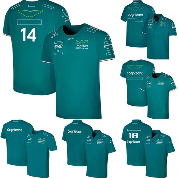 2022-2023 F1 Impression 3d T-shirts Hommes Femmes Sport Mode O-cou T-shirts Enfants T-shirt Formule 1 Racing Team Motorsport Polo shi305g