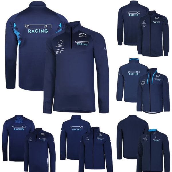 2022-2023 F1 Veste Formule 1 Équipe Driver Zip Jacket Matel