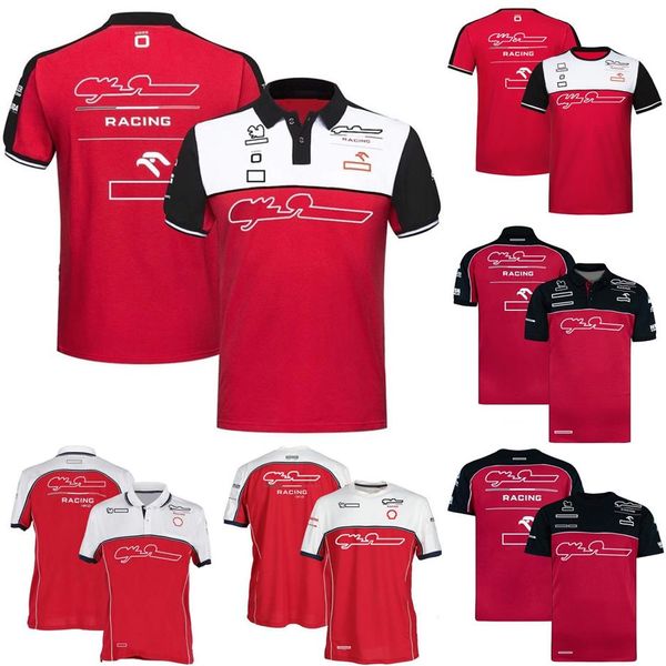 2022 2023 F1 T-shirt Formule 1 Team Polos Pilote Racing Costume À Manches Courtes Été Surdimensionné Fans De Voiture T-shirts Motocross Jerse271B