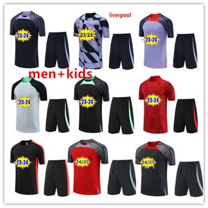 2023 2024 2025 Football TrackSuit Suitys Kit 24 25 Hommes Men de formation Shorts Kids Shorts Costume de soccer Tracksuit survivant Foot Chandal Futbol Sportswear