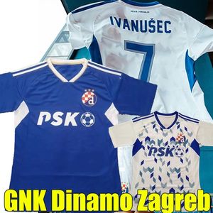 2022 2023 GNK Dinamo Zagreb Voetbalshirts 22/23 Home Blauw Uit Wit ORSIS PETKOVC PERIC OLMO ADEMI GOJAK mannen Voetbalshirts uniformen Thais Europees