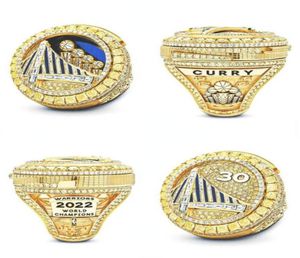 2022 2023 Golden State Warrioirs Basketbal Super Bowl s Ringen Met Houten Display Box Case Fan Souvenirs Gif59830665452196