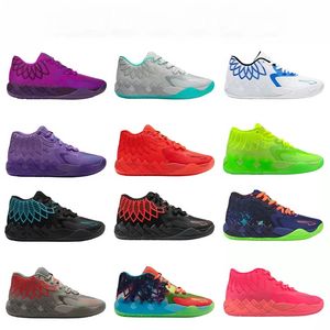 2023 Lagere school MB01 Rick Morty hardloopschoenen voor kinderen te koop LaMelo Ball Queen City Red Sport Shoe size36-46