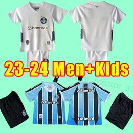 Heren kinderen 2023 2024 Gremio FBPA voetbalshirts COSTA FERREIRA Henrique DUITSE CANO BENITEZ 23 24 Morato Zeca Carlinhos Ernando Bruno Gomes voetbalshirts thuis weg