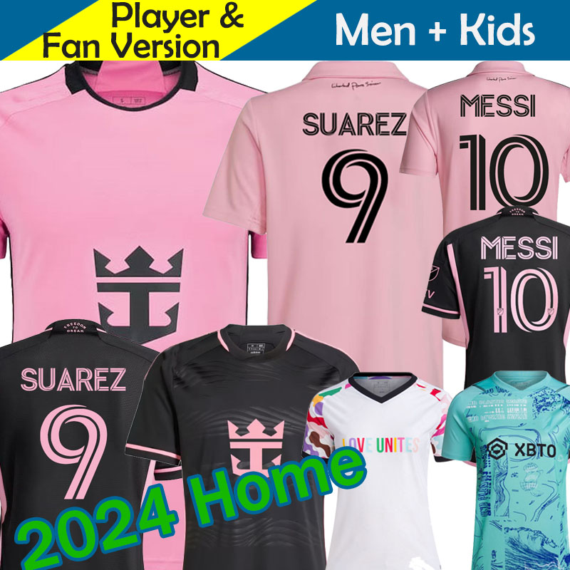 23/24 MesSIS MiaMi SUAREZ Soccer Jerseys InTErS Kids Kit 2023 2024 Third Home Away Football Shirt Women Special Player Version MARTINEZ BECKHAM SERGIO TAYLOR LUIS