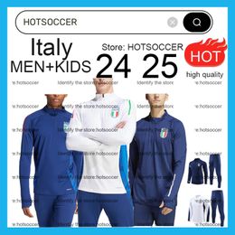 2024-2025 Italia chándal tuta maglia jersey 24 25 Italia Italia traje de entrenamiento de fútbol survetement camiseta FÚTBOL chandal kit fútbol hombres niños calcio hotsoccer