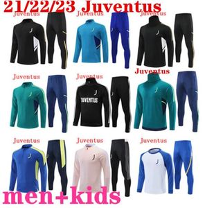 2022 2023 JU survêtement maillots de football POGBA DI MARIA VLAHOVIC CHIESA 2021/22/23 costume d'entraînement hommes enfants kit kit de football uniforme sportswear