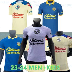 Tamaño S-3XL 2023 2024 Liga MX Club America Soccer Jerseys R.MARTiNEZ GIOVANI Hogar lejos Tercer chaleco de entrenamiento 22 23 24 Fútbol Hombres y mujeres Camisa Fans Player