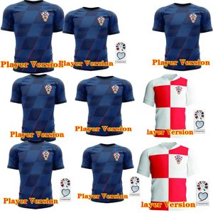 Version joueur Croacia MODRIC Convient aux maillots de football de sports de plein air équipe nationale MANDZUKIC PERISIC KALINIC 24/25 football KOVACIC Rakitic Kramaric Men Kit