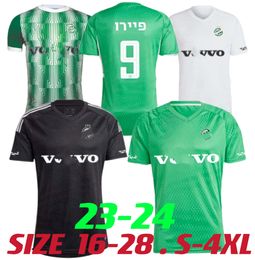 2023 2024 Maccabi Haifa Soccer Jerseys Spécial 22 23 24 Israël Accueil Atzili Haziza G Donyoh Football Shirt T Chery S Menachem J Cohen Hommes Uniformes spéciaux