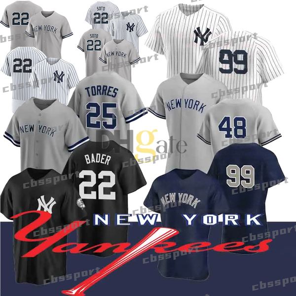 New Baseball Jersey Custom 11 Anthony Volpe 45 Gerrit Cole 99 Aaron Juge Anthony Rizzo Derek Jeter DJ LeMaHieu Men Jeunes Josh Josh Donaldson Giancarlo Stanton Gallo