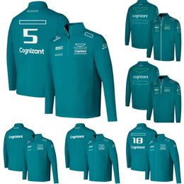 2022-2023 Nieuwe F1-coureursjas Formule 1-team Herenjack met rits Lente herfst Casual racewinddicht jack Sweatshirtjas