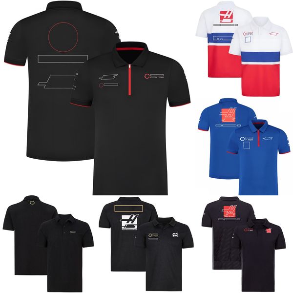 2022-2023 Nueva camiseta de F1 Camiseta de piloto de equipo de Fórmula 1 Polos para hombres Jersey Verano para fanáticos de las carreras Tops de gran tamaño Camiseta transpirable