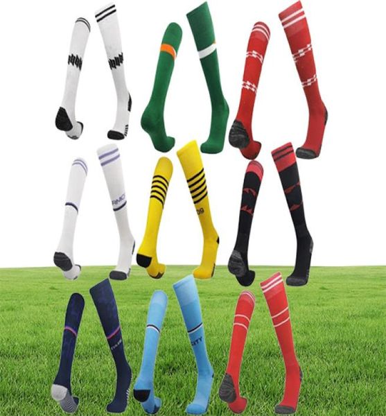 2022 2023 Real Madrids Soccer Chaussettes Adulte Enfants Enfants Irlande Genou Haute Dortmund Épais Équipe Nationale Club Football Sports Wear264067761