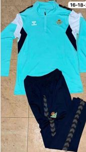 24/25 Vraie Betis Men Kids Soccer Jerseys Tracksuit Kit 22 23 Football Training Costumes Parvêtements Jogging Jacket Chandal Futbol survivant