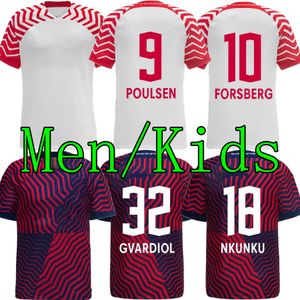 Maillots de football RBL 2023 2024 Leipziges On Fire Limited Edition WENNER POULSEN FORSBERG Bundesliga SABITZER chemisettes de football