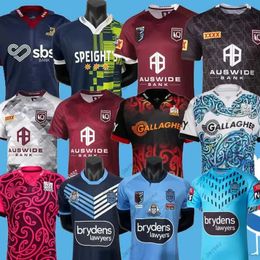 2022 2023 Rugby Jersey NIEUW Hurricanes Highlanders Blues kruisvaarders RUGBY JERSEYS ZEALAND Chief Moana Jersey t-shirt van topkwaliteit thuiswedstrijd Australië Heren