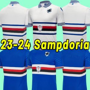 2023 2024 maillots de football Sampdoria domicile SESY THIRD 23 24 Murillo Linetty Jankto Yoshida Maroni Gabbiadini THAÏLANDE maillots de football