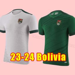 2024 BOLIVIE Version Sport Club do Soccer Jerseys Hommes classique à domicile manches courtes cru Maillot de football vintage 23 24 25 # 10 ETCHEVERRY