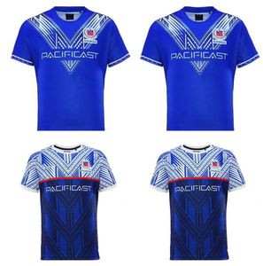 Samoa Rugbyshirts 23/24 thuis uit blauw wit 2023 2024 nationaal team S-5XL Wereldbeker