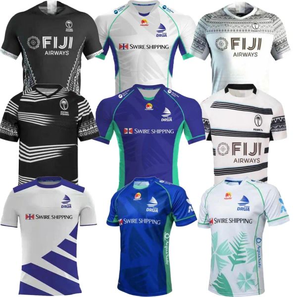 2022 2023 TONGA Fidji Drua Rugby Maillots NOUVELLE-ZÉLANDE maori Airways New Flying Fijians Rugby Jersey Maglia Tops bshorts gilet coupe du monde