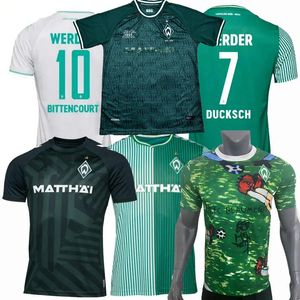 2023 2024 Werder Bremen Soccer Jerseys KOWNACKI KEITA BORRE FRIEDL STARK STAGE BITTENCOURT DUCKSCH 23 24 125ème chemise de football pour hommes et enfants