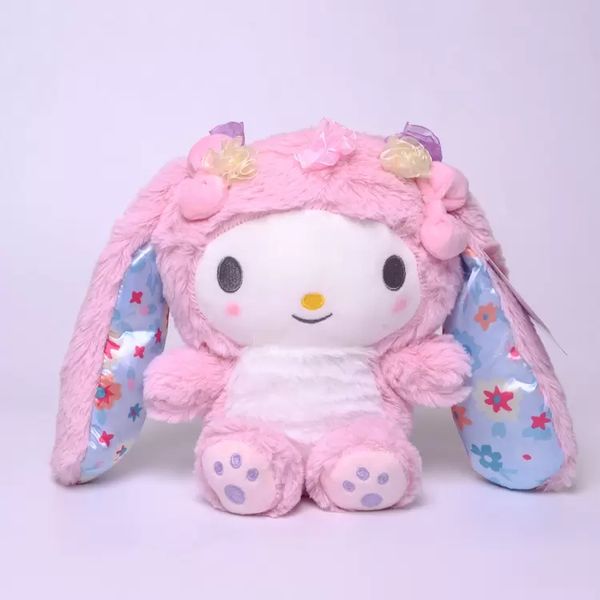 2023 20cm Peluches Cartoon jouets en peluche INS mignon Imitation poupées en gros Belle tissu cristal super doux kuromi poupée détail