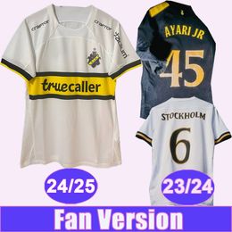 23 24 AIK MENS SOCUCER JERSEYS Larsson Karlsson Hussein Ayari Special Edition 131th Commemorative Edition 24 25 Away Football Shirts