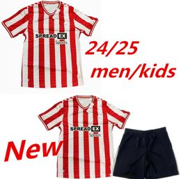 Sunderland Amad New Home Third Soccer Stewart Simms Roberts Clarke Daku Embleton E O'Nien 23 Jerseys 24 Football Shirt Pritchard Mens Kids Kit 2024 2025 999