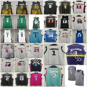 2022-23 New City Basketball Antetokounmpo Irving Mitchell George Durant Lillard Jokics DeRozan Embiid Harden Young Curry Poole Doncic Ball Thompson Butler Jersey