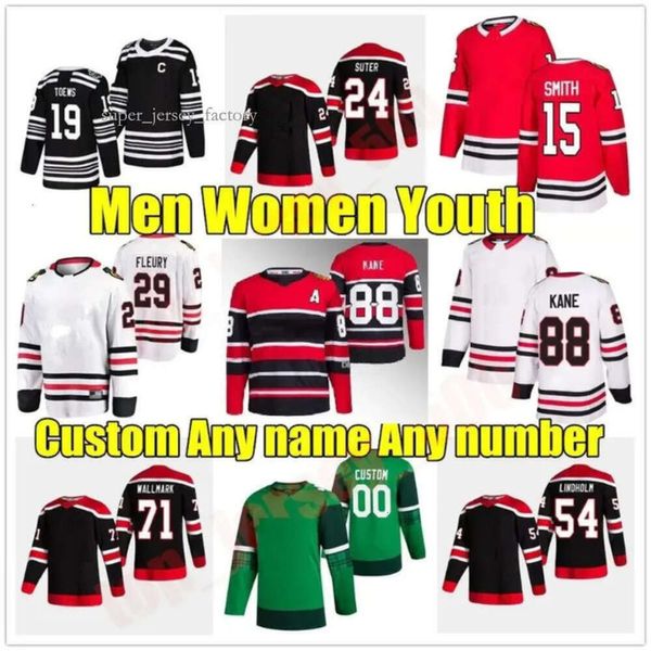 2022-23 Nueva Jersey de hockey Jonathan Toews Chicago Patrick Kane Blackhawks Duncan Keith Clark Griswold Brandon Saad Corey Crawford Jerseys 3219 6738