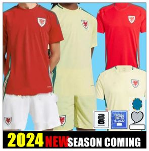 2024 2425 Jerseys de fútbol de Gales BALE WILSON JAMES JOHNSON ALLEN RAMSEY MOORE VOKES SMITH DAVIES AMPADU 22 23 Rodon VOKES Camiseta de fútbol BROOKS 2223