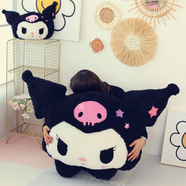 2022 30cm et 60cm Animaux en peluche Dessin animé Jouets en peluche INS Mignon Imitation Poupées en gros Beaux oreillers Kuromi pour la bonne chance