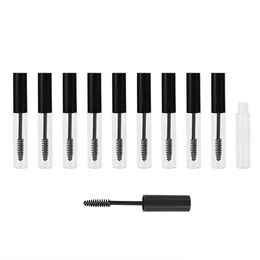 2022 50 stks / partij 10ml lege mascara tube eyeliner fles duidelijke lip glanst waterdichte flesjes containers