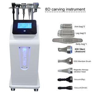 2022 8D 6 in 1 80k ultrasone RF-afslankende machine vacuüm cavitatie systeem liposuctie lichaamsgewicht verlies schoonheid apparatuur