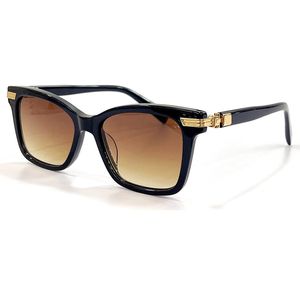 2022 Acetaat Vierkante Frame Zonnebril Dames Mode Gradiënt Bril UV400 Bescherming Luxe Brillen voor Hete Zomer