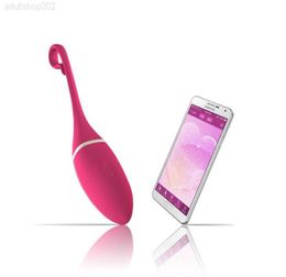 2022 Adultshop Oeufs Smart Phone Bluetooth APP Contrôle sans fil Jump Gspot Clitoris Stimulateur Vibrateurs Vibrant Oeuf Sex Toys Mi5265865