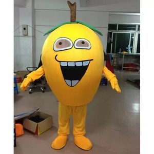 2022 Publicité Props Heureux Loquat Costume De Mascotte Halloween Noël Fantaisie Fête Personnage De Dessin Animé Costume Costume Adulte Femmes Hommes Robe Carnaval Unisexe Adultes