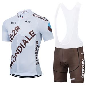 2022 AG2R ciclismo equipo Jersey hombres Francia MTB verano ciclismo Maillot ropa inferior