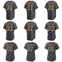 Maillot de baseball du match des étoiles 2022 Alejandro Kirk Vladimir Guerrero Jr. Jose Altuve Rafael Devers Tim Anderson Aaron Juge Mike Trout Giancarlo Stanton Shohei Ohtani