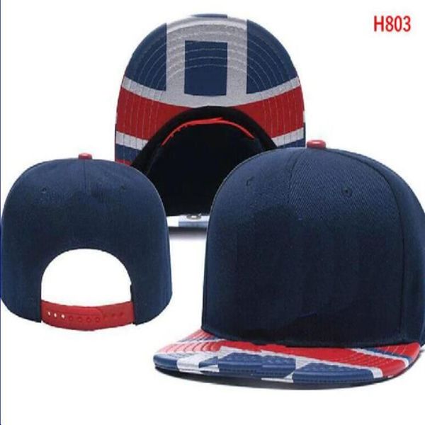 2022 American Hockeyball Montréal Snapback Chapeaux 32 équipes Casquette Sports Hip-Hop Plat Chapeau Brodé Hommes Femmes Casquettes Ajustables a256I