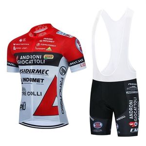 2022 ANDRONI Maillot de l'équipe de cyclisme Short de vélo 20D Gel Bib Set Ropa Ciclismo Hommes VTT Été Vélo Maillot Bas Clothing271R